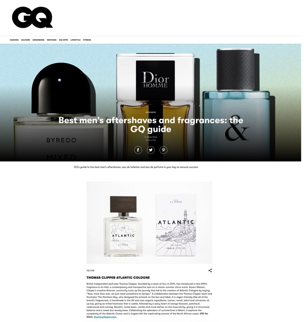 British GQ - Atlantic is "your key to sensual success"