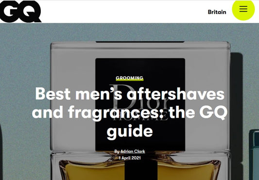 British GQ says we're one of the 'best men's aftershaves and fragrances'...for the fourth year running!