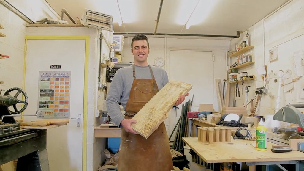 A video about Richard, our artisan wood turner, and how he handmakes our Anniversary Set.