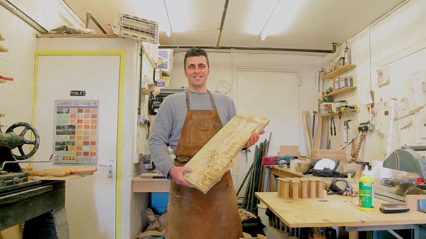 A video about Richard, our artisan wood turner, and how he handmakes our Anniversary Set.