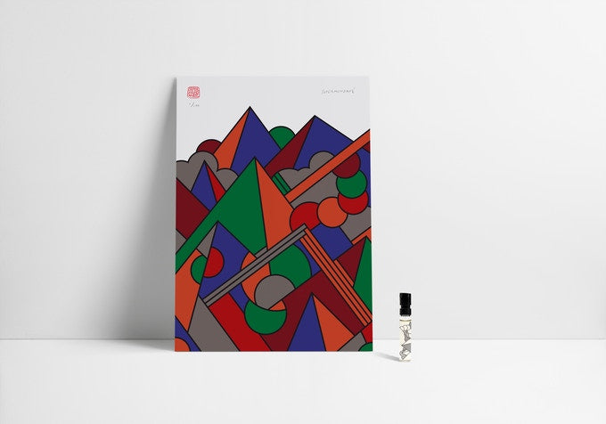 Limited Supermundane Art + 2ml Mountain Vial - Thomas Clipper